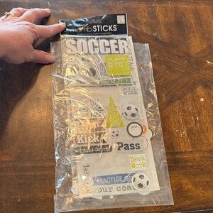 Soccer stickers for crafts